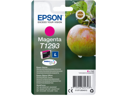 Epson Singlepack Magenta T1293 DURABrite Ultra Ink, C13T12934012