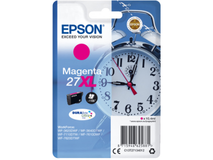 Epson Singlepack Magenta 27XL DURABrite Ultra Ink, C13T27134012