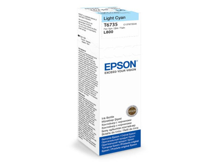 Epson T6735 Light Cyan ink 70ml pro L800, C13T67354A