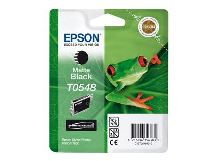 EPSON SP R800 Matte Black Ink Cartridge T0548, C13T05484010
