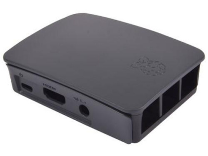 RASPBERRY case Original černá pro Raspberry Pi model B+, Rpi 2 B, Rpi 3 B, Rpi 3 B+, RB-Case+06B