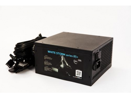 1stCOOL zdroj 700W WHITE STORM 700 85+ s aktivnim PFC, ventilátor 140mm (zdroj do PC case), ECP-700A-14-85