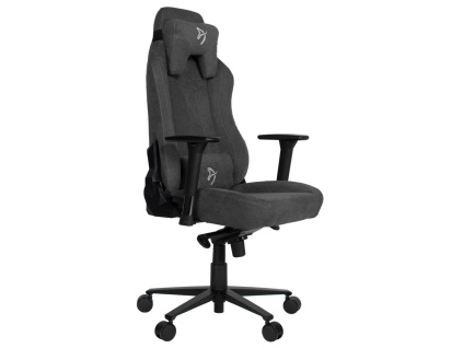 AROZZI herní židle VERNAZZA Soft Fabric Dark Grey/ povrch Elastron/ tmavošedá, VERNAZZA-SFB-DG