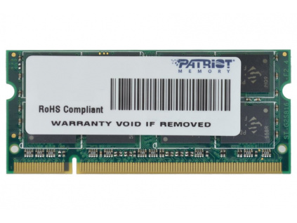 PATRIOT Signature 2GB DDR2 800MHz / SO-DIMM / CL6 / SL PC2-6400, PSD22G8002S