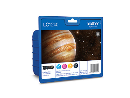 LC-1240 sada inkoustů - black, magenta, yellow, cyan, LC1240VALBP