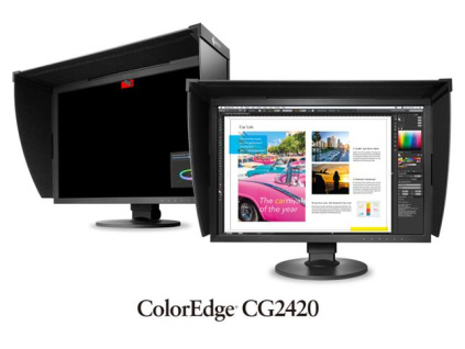 EIZO 24" CG2420-BK, IPS, 1920x1200, 400 cd/m2, 1500 : 1, DVI,HDMI,Disp.P, černý, CG2420-BK