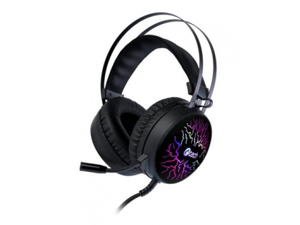 C-TECH herní sluchátka s mikrofonem Astro (GHS-16), casual gaming, LED, 7 barev podsvícení, GHS-16