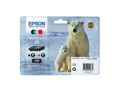 Epson T2616 Multip. 4-colours 26 Claria Premium In, C13T26164010