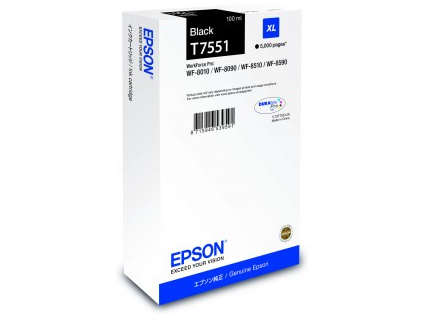 Epson Ink cartridge Black DURABrite Pro, size XL, C13T755140