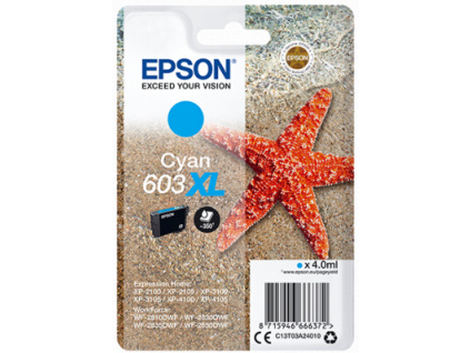 EPSON siglepack, Cyan 603XL, C13T03A24010