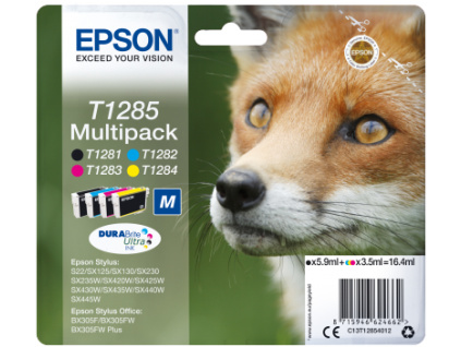 Multipack CMYK Ink Cartridge (T1285), C13T12854012