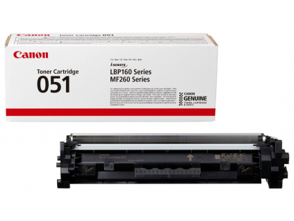 CANON CRG-051 originální toner černý pro LBP162dw, MF269dw, MF267dw, MF264dw