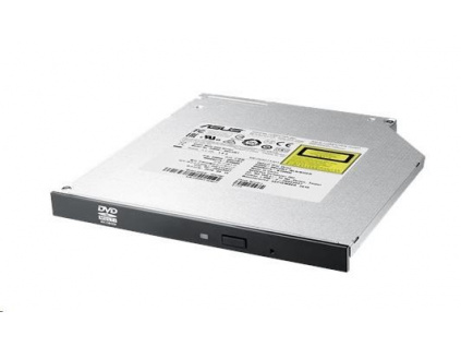 ASUS Slim DVD Writer SDRW-08U1MT/SLIM/BLACK/BULK, black, SATA, M-Disc, bulk (bez SW), 90DD027X-B10000