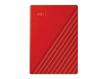 WD My Passport portable 4TB Ext. 2.5" USB3.0 Red, WDBPKJ0040BRD-WESN