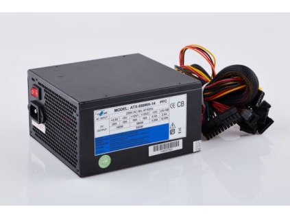 EUROCASE zdroj ATX-550WA-14, APFC, CE, CB, ErP2013, 80+, ATX-550WA-14