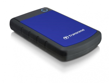 TRANSCEND externí HDD 2,5" USB 3.0 StoreJet 25H3B, 1TB, Blue (nárazuvzdorný), TS1TSJ25H3B