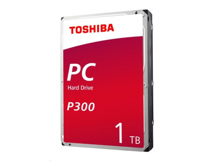 TOSHIBA HDD P300 1TB, SATA III, 7200 rpm, 64MB cache, 3,5"