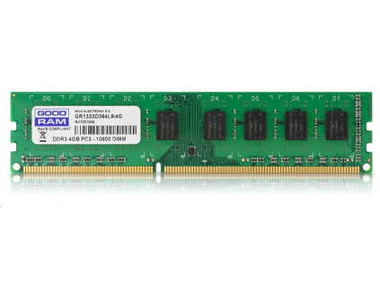 DIMM DDR3 4GB 1600MHz CL11 GOODRAM, GR1600D364L11S/4G