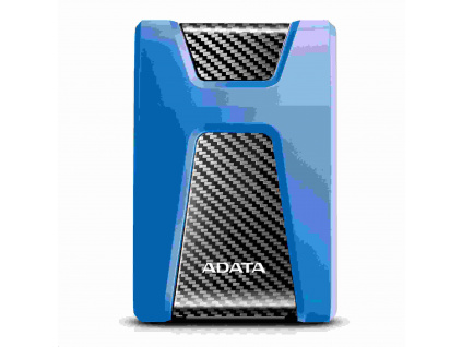 ADATA Externí HDD 1TB 2,5" USB 3.1 DashDrive Durable HD650, modrý (gumový, nárazu odolný), AHD650-1TU31-CBL