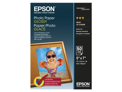 EPSON Photo Paper Glossy 13x18cm 50 listů, C13S042545