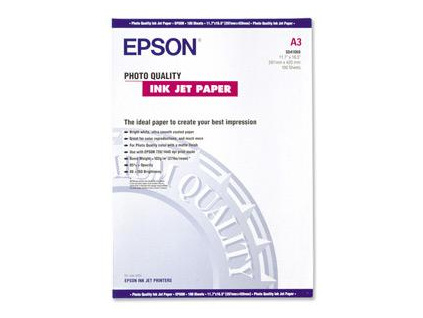 EPSON A3,Photo Quality Inkjet Paper (100listů), C13S041068