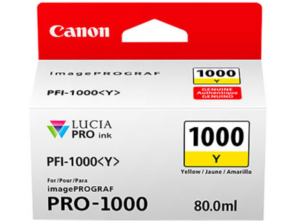 Canon PFI-1000 Y, žlutý, 0549C001