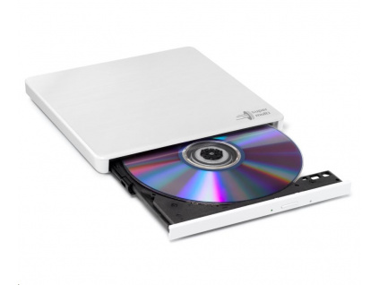 HITACHI LG - externí mechanika DVD-W/CD-RW/DVD±R/±RW/RAM GP60NW60, Slim, White, box+SW, GP60NW60