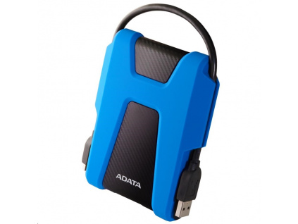ADATA Externí HDD 1TB 2,5" USB 3.1 AHD680, modrý (gumový, nárazu odolný), AHD680-1TU31-CBL
