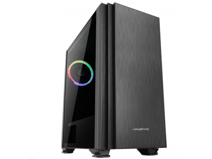 ABKONCORE skříň Cronos 750, Middle Tower, ATX, mini ITX + micro-ATX, black, bez zdroje