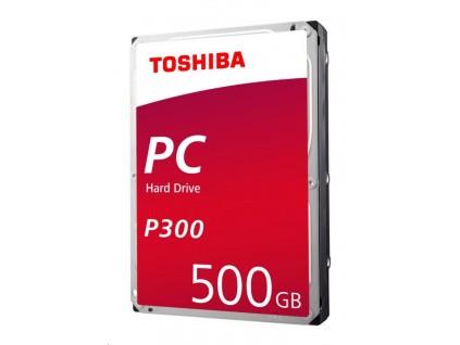 TOSHIBA HDD P300 500GB, SATA III, 7200 rpm, 64MB cache, 3,5", BULK