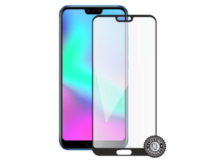 Screenshield HUAWEI Honor 10 Tempered Glass protection (full COVER black), HUA-TG25DBHON10-D