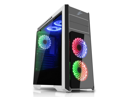 EVOLVEO RAY 4X, case ATX, bez ventilátorů, CAER4x