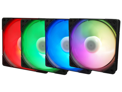 SCYTHE KF1225FD12AR-P Kaze Flex 120 mm ARGB PWM Fan, 300-1200RPM, KF1225FD12AR-P