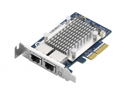 QNAP QXG-5G2T-111C - 5GbE (2 porty) PCIe karta pro PC i NAS, QXG-5G2T-111C