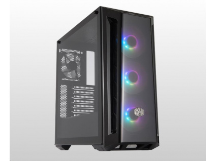 Cooler Master case MasterBox MB520 aRGB, E-ATX, Mid Tower, černá, bez zdroje, MCB-B520-KGNN-RGA