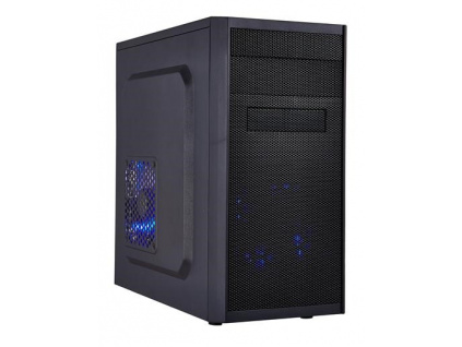 EUROCASE skříň MC X203 EVO black, micro tower, without fans, 2x USB 2.0, 1x USB 3.0 (without splitter), MCX203B00-EVO