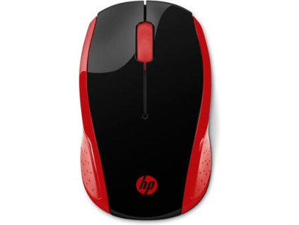 HP 200 Emprs Red Wireless Mouse - MOUSE, 2HU82AA#ABB