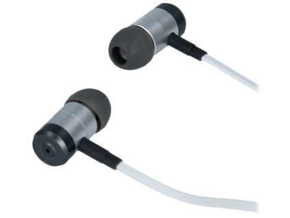 Swissten Sluchátka Earbuds Superbass Ys900 Stříbrno/Bílé, 51105004