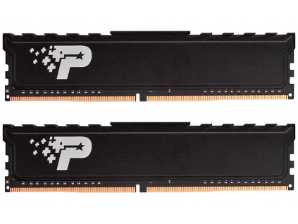 PATRIOT Signature Premium Line 16GB DDR4 2400MHz / DIMM / CL17 / 1,2V / Heat Shield / KIT 2x 8GB, PSP416G2400KH1