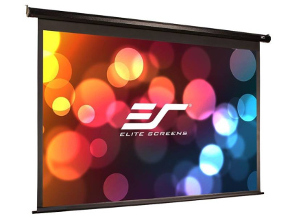 ELITE SCREENS plátno elektrické motorové 110" (279,4) cm)/ 16:9/ 137 x 244 cm/ Gain 1,1/ case černý, ELECTRIC110H