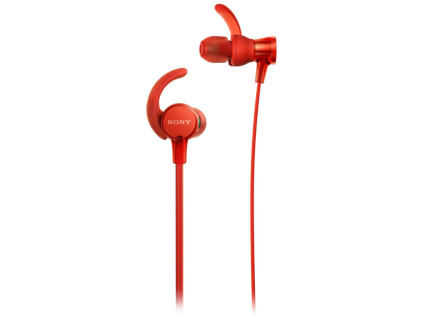 SONY sluchátka do uší MDR-XB510AS/ drátová/ 3,5mm jack/ červená, MDRXB510ASR.CE7