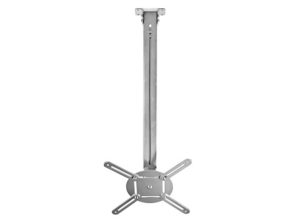 NEDIS stropní držák pro projektor/ nosnost 10 kg/ otáčení 360°/ 4 ramena/ šedý