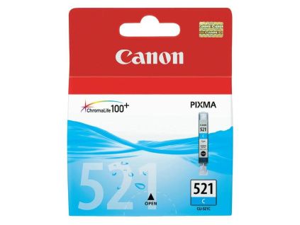 Canon inkoustová náplň CLI-521C/ modrá, 2934B001