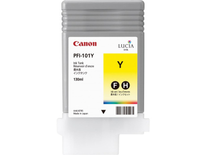 Canon Zásobník inkoustu PFI-101Y/ iPF-5x00/ 6100/ 6000s/ Žlutá, 0886B001