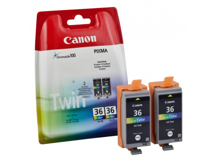 Canon inkoustová náplň CLI-36/ Twin pack/ barevná