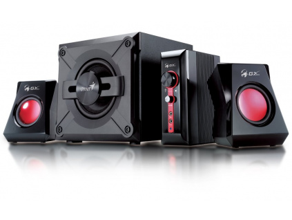 GENIUS repro GX GAMING SW-G2.1 1250 Ver. II/ 2.1/ 38W/ Černé, 31730019400