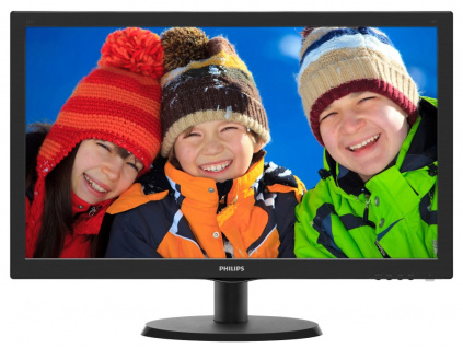 PHILIPS 21,5" LED 223V5LHSB2/ 1920x1080/ TN/ 16:9/ 5ms/ 200cd/m2/ HDMI/ D-SUB/ VESA 100x100, 223V5LHSB2