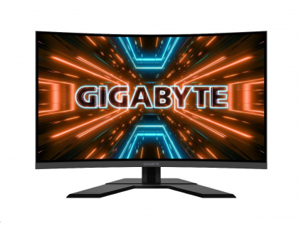 Gigabyte MT LCD - 31,5" Gaming monitor G32QC, 2560x1440, 12M:1, 350cd/m2, 1ms, 2xHDMI 2.0, 1xDP 1.2, 3xUSB 3.0, curve, G32QC