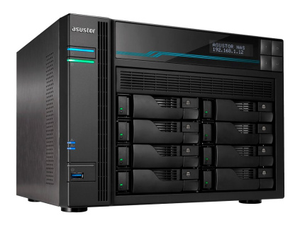 Asustor NAS AS6508T / 8x 2,5"/3,5" SATA III, 2x M.2/ Intel ATOM C3538 2.1 GHz/ 8GB/ 2x 10 GbE + 2x 2.5 GbE/ 2x USB 3.2, AS6508T