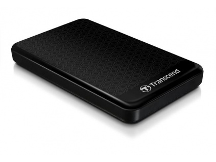 TRANSCEND 1TB StoreJet 25A3, 2.5”, USB 3.0 (3.1 Gen 1) Stylový externí odolný hard disk, černý se vzorem, TS1TSJ25A3K